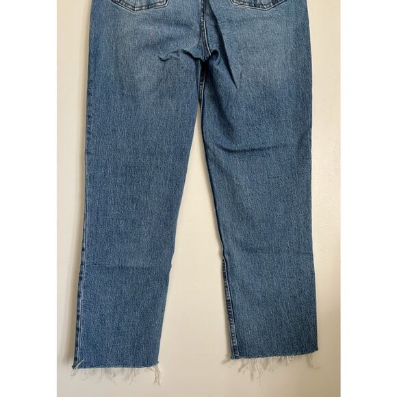 Mid Wash Abercrombie The 90s Straight Ultra High Rise 27/4 - Picture 8 of 8